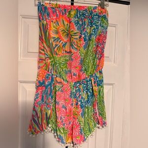 Lilly Pulitzer Daisy Pom Pom Romper